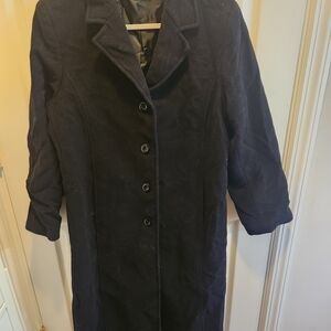 Bill Blass Classic Black Trench Coat
